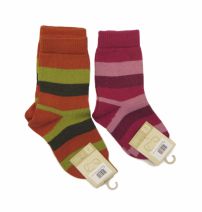 Media Zoquete De Cashmilon Rayado 