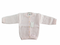 Saquito de Cashmilon Cuello Redondo Con Ochos