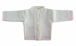 Saquito de Cashmilon Combinado con Circulos