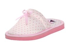 Chinela Punta Cerrada Razo Estampada Lunares