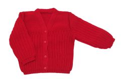 Saco Tejido Cashmilon Escote V Combinado liso y morley