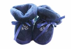 Botita Corderoy Bordada Forrada en Polar BB