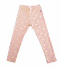 Calza Estampada Con Coronas Doradas