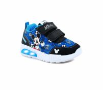 Zapatillas Mickey Mouse - Doble Velcro - Luz Al Pisar 