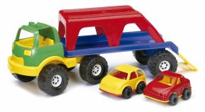 Transporter - Camion Mosquito - Incluye 2 autos
