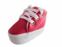 Bota Botita de Cuerina Con Cordon