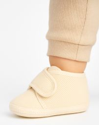 Bota Velcro Corderoy sin base Lisa Estampada