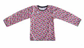 Remera Manga Larga Estampado a lunares algodon modal