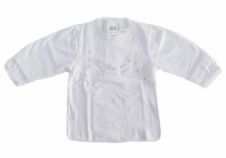 Remera Manga Larga Bordada collar rococo