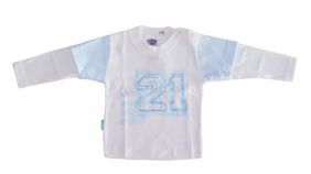 Remera Manga larga con mangas rayadas 21