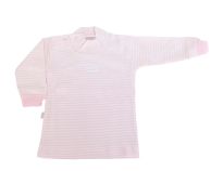 Polera Manga larga rayada con broches