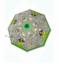 Paraguas Pirata Transparente Con Silbato 