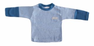 Remera Manga Larga Rayada Combinada