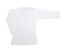 Remera manga larga de algodón bordada