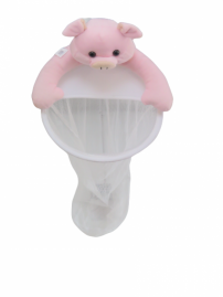 Bolsa Red Guarda Juguetes Con Muñeco chanchito