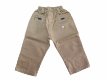 Pantalon Gabardina Bebe con Cintura Elastizada