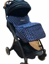 Cubrepies original universal doble capa (tela + cuerina)