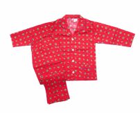 Pijama Invierno Viyela Boton Estampado