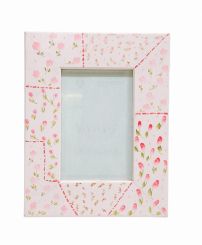 Portarretrato Madera con Flores