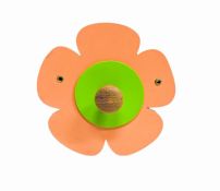 Perchero Madera Artesanal en forma de Flor