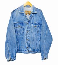 Campera De Jean Espalda Estampada Rolling Stone