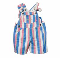 Jardinero Gabardina a rayas corto