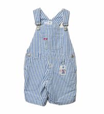 Jardinero de Gabardina a cuadros corto