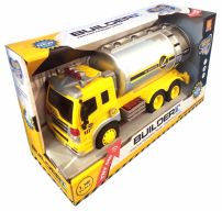 Camion De Combustible A Friccion Con Luz Y Sonido - Builder - Escala 1:16 