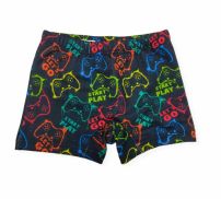 Short De Lycra Estampado Forrado