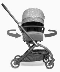TWIST - Cochecito Giratorio Ultracompacto *PROMO* Grey