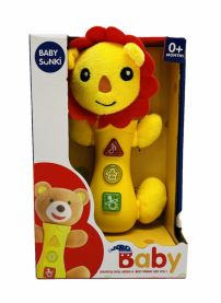 Peluche Muñeco Didactico Leon Con Luz Y Sonido Baby Sunki sonajero