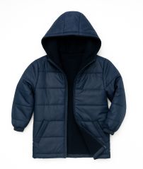 Campera Lisa Con Polar Colegial 