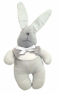 Sonajero Conejo De Tela Estampado