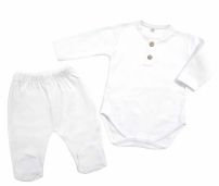 Conjunto Algodon Body Pantalon con Pie