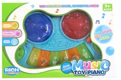 Piano Teclado Con Luz Y Sonido 