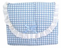 Cambiador cuadrille con broderie y moño