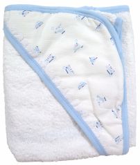 Toallon Con Capucha Estampada