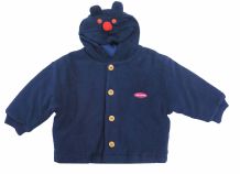 Campera Polar Forrada Capucha Con Orejas