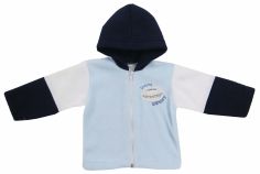 Campera De Polar Con Capucha - Aplique Rugby