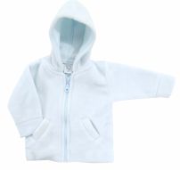 Campera Polar Lisa Con Capucha 