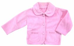 Sacon De Polar Cuello Baby Con Guipiur 