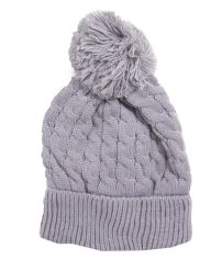 Gorro Color Liso Pompom 