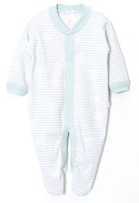 Enterito largo estampado con pie