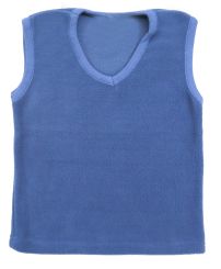 Chaleco Polar escote en V 