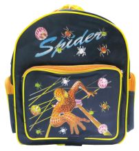 Mochila Spiderman Hombre Araña Con Bolsillo Frontal - Child 