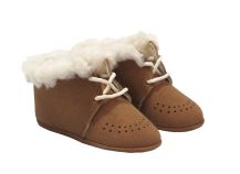 Botita Nobuk de cuerina con Piel