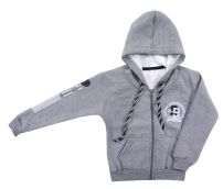 Campera algodon frizado con capucha