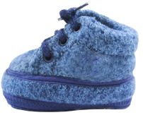 Botita Bebe de Paño Cordon - Zapatito - Simil Piel