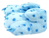 Pantufla garras Celeste con lunares