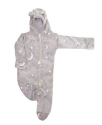 Enterito Piel Capucha Cierre Frontal